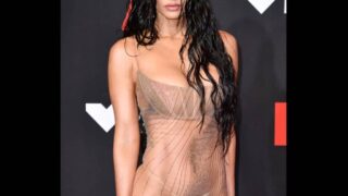 Megan Fox See Through Nude Dress at Red Carpet