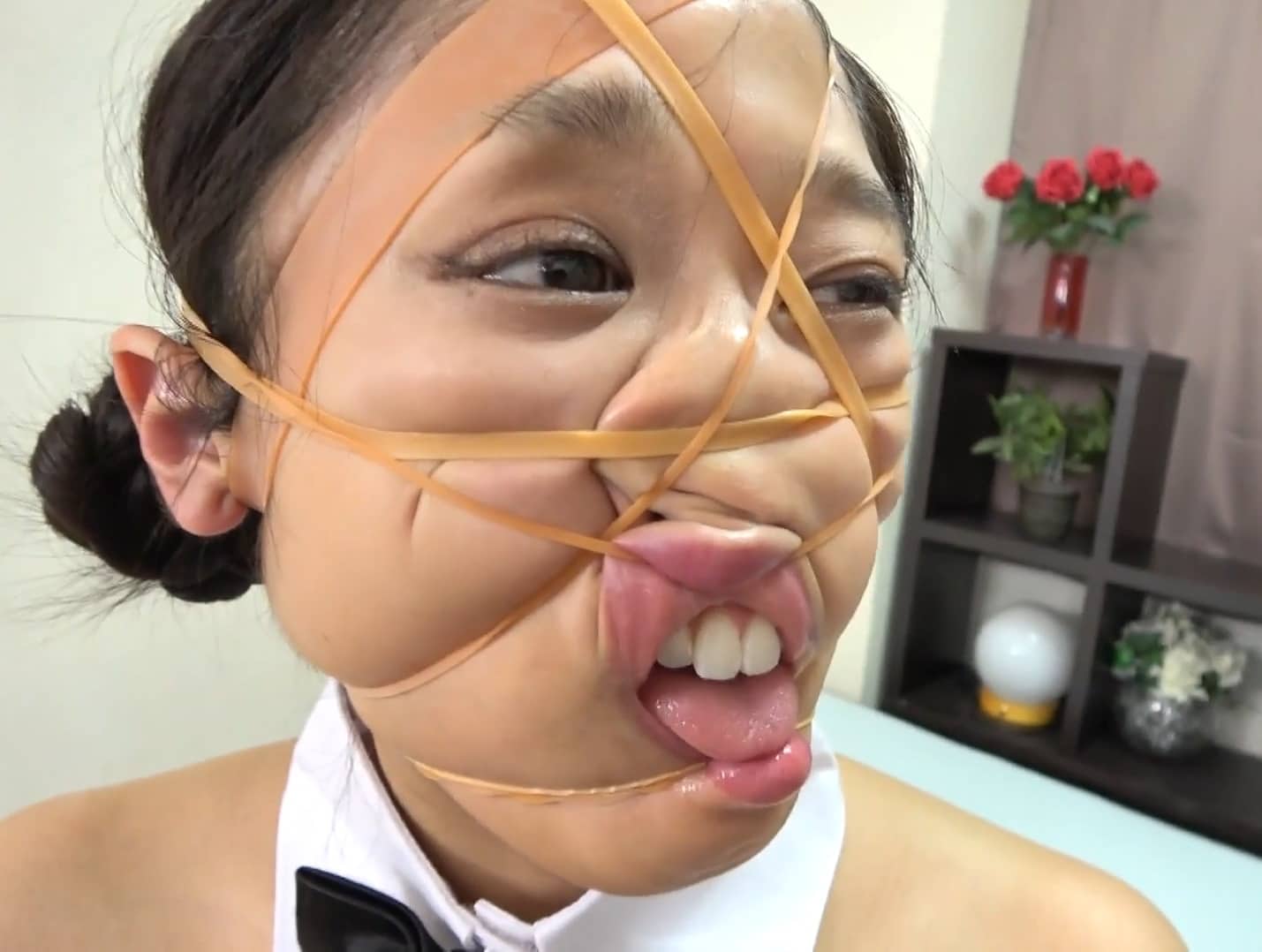 Sexy Asian Slut Bizarre Facial Distortion Humiliation Sex