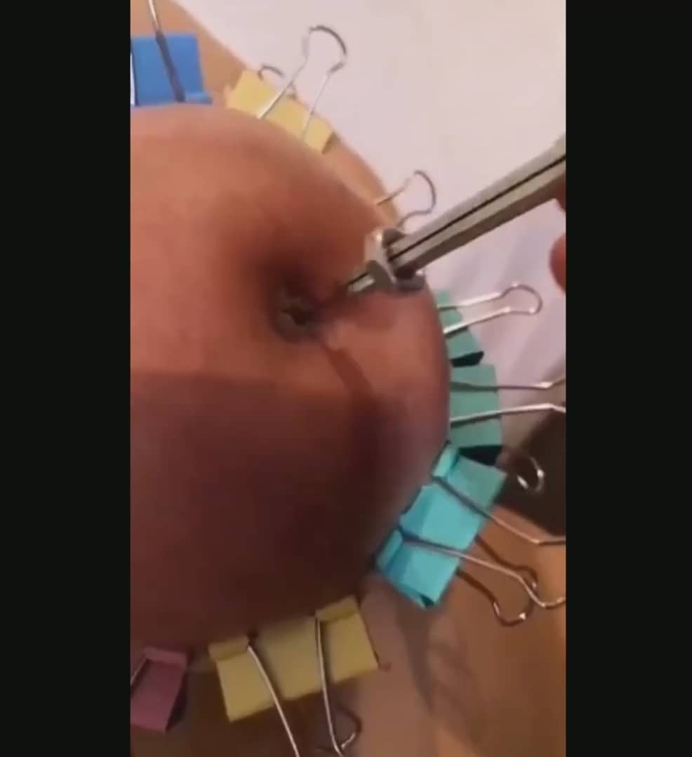 Extreme Masochistic Sluts Nipple Destruction Compilation