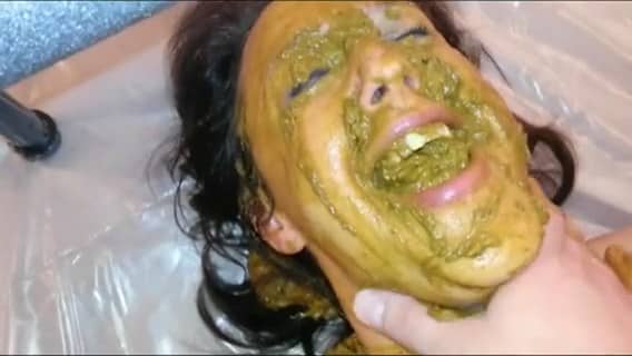 BBW Human Toilet Wife Having Extremely Messy Fun with Master