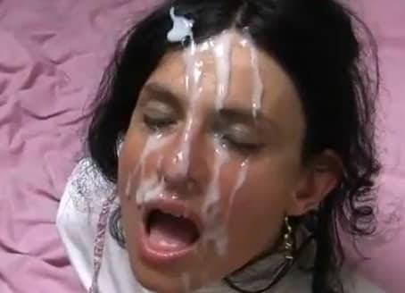 Mature Whore Extreme Cum Facial Compilation