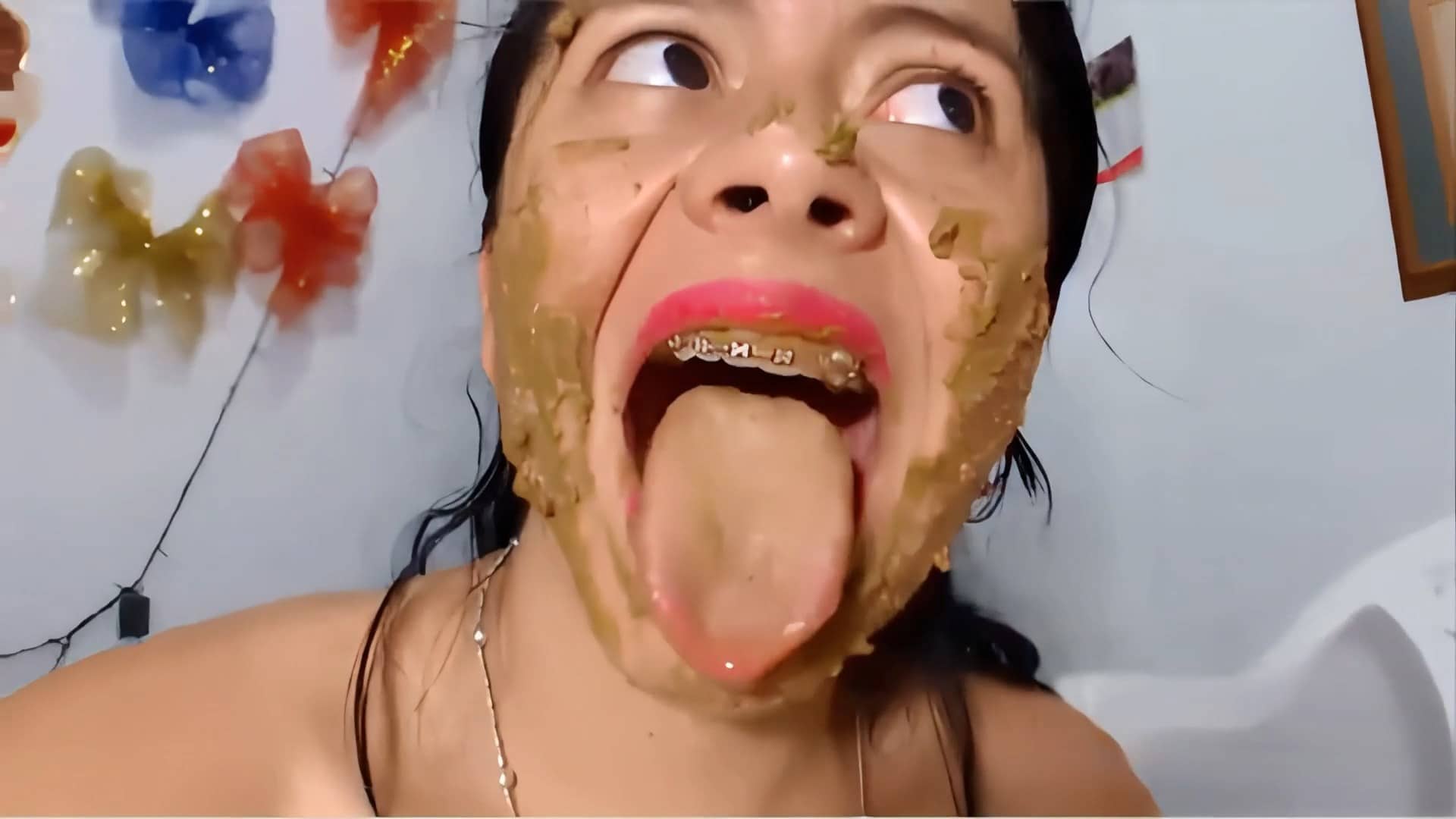 Kinky Toilet Whore Crap & Make a Mess Eating It