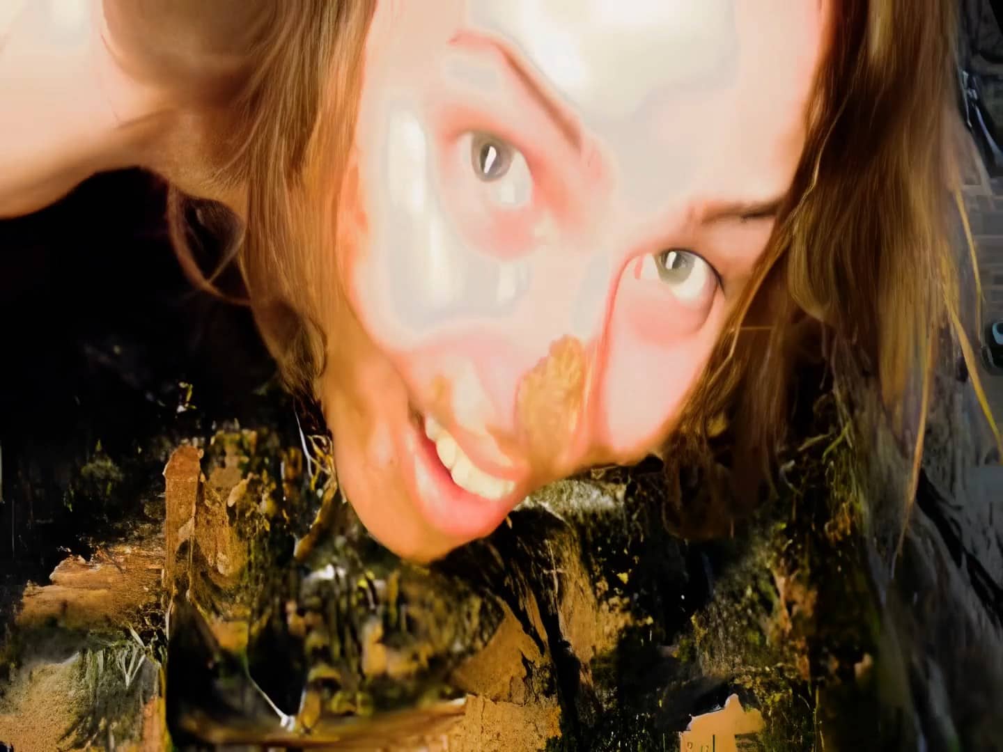 Master Feeding Kinky Toilet Whore with Her Own Waste
